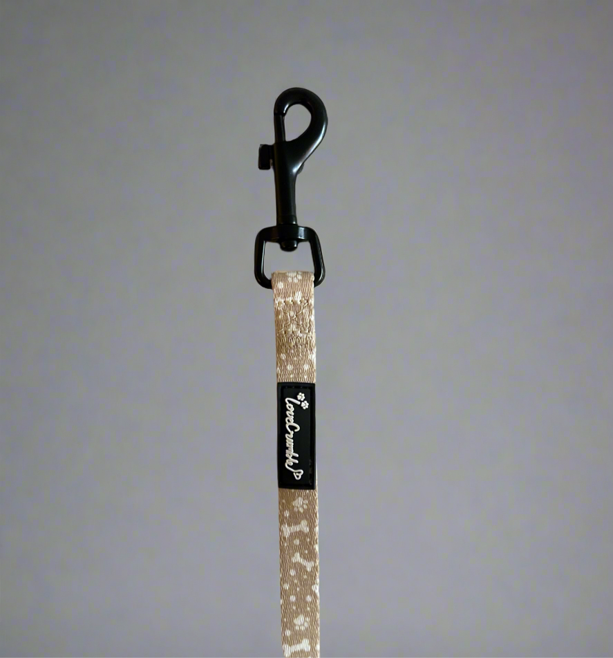 Paws & Bones Delight Set - Dog Harness, Lead, Collar & Poo Bag Holder