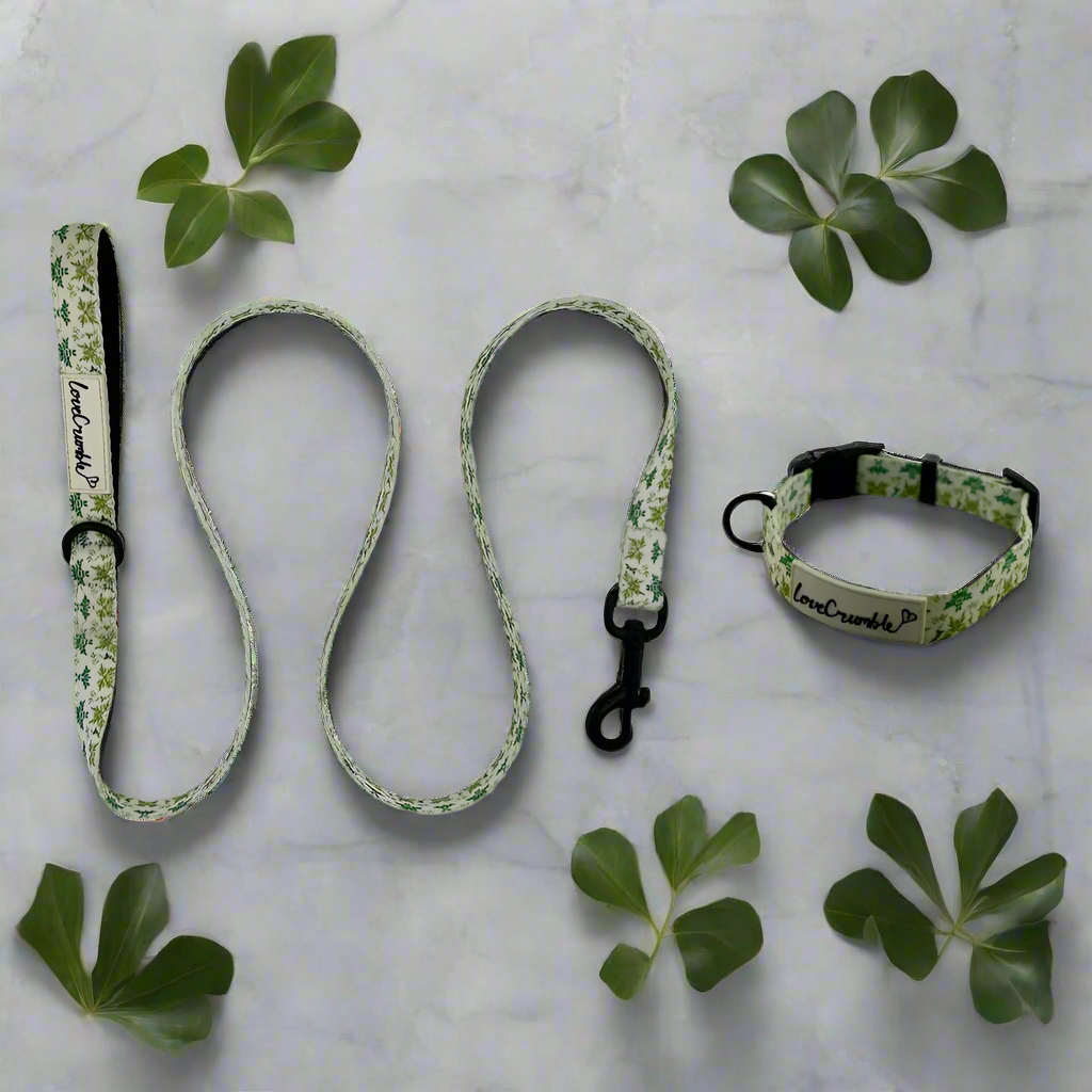 Botanical Garden Collar & Lead Set