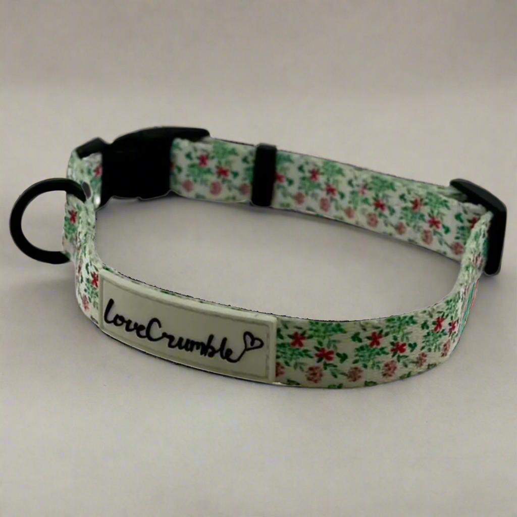 Spring Meadow Dog Collar & Lead Set