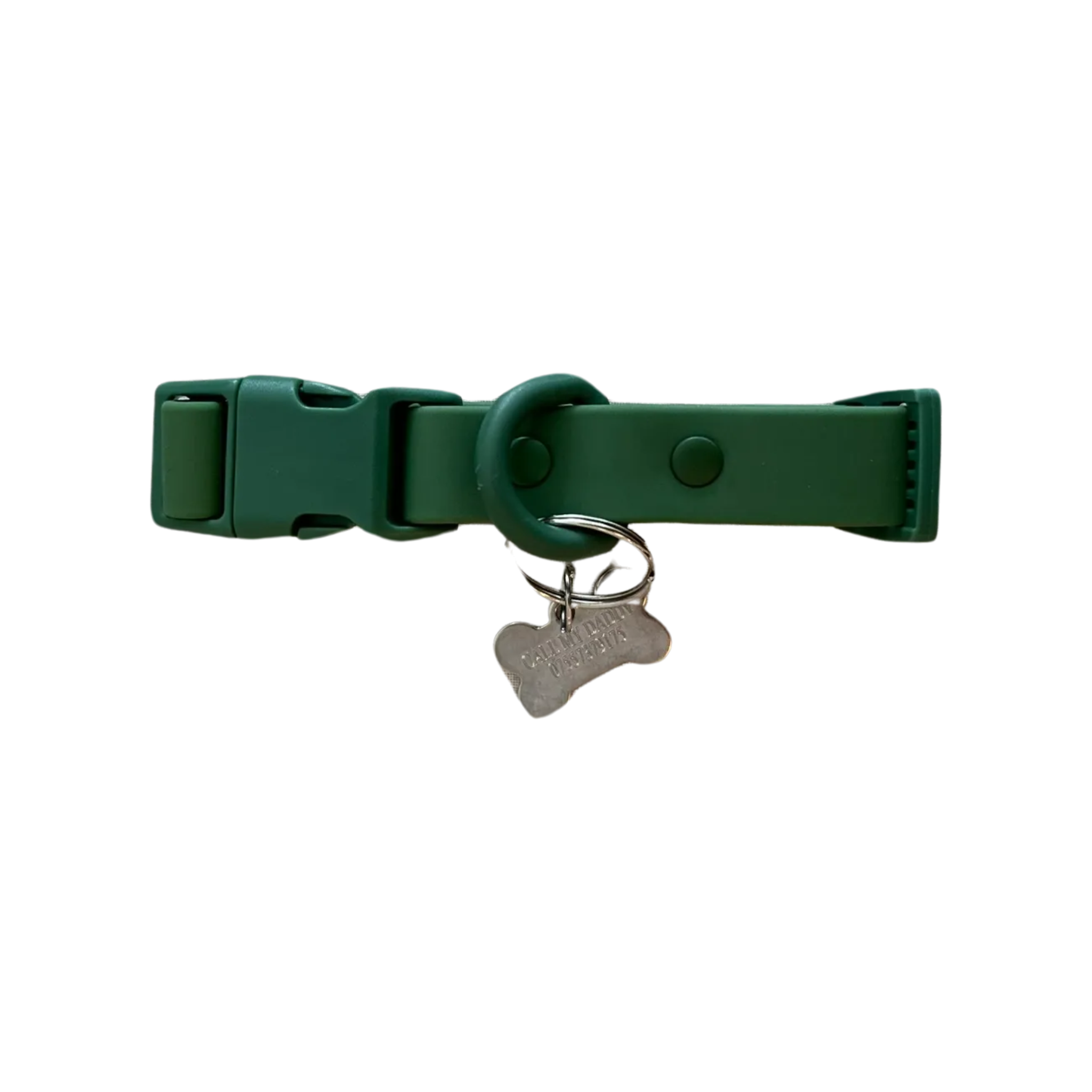 Biothane Wipe Clean Lead &amp; Collar - Earthy Green