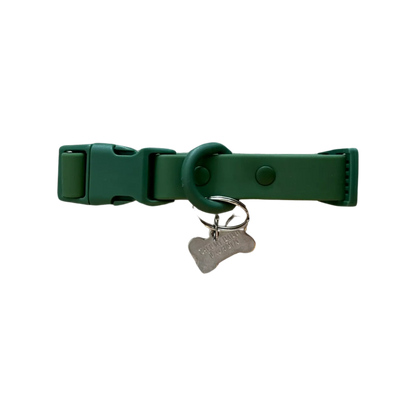 Biothane Wipe Clean Lead &amp; Collar - Earthy Green